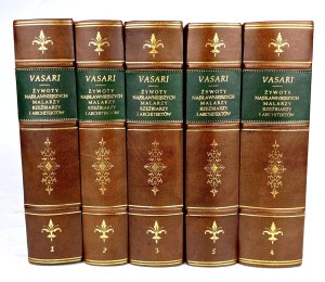 VASARI- LIVES of the most famous painters, sculptors and architects vol. I-IX in 5 volumes [complete].