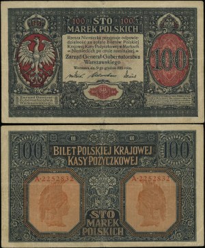 Poland, 100 Polish marks, 9.12.1916
