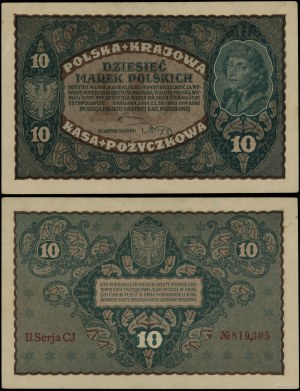 Poland, 10 Polish marks, 23.08.1919