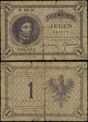 Poland, 1 zloty, 28.02.1919