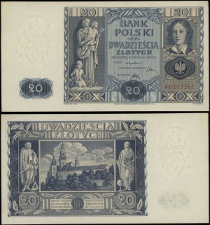 Poland, 20 zloty, 11.11.1936
