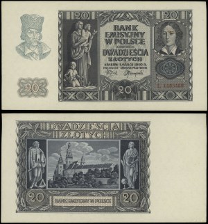 Poland, 20 zloty, 1.03.1940