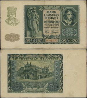Poland, 50 zloty, 1.03.1940