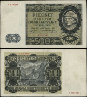 Poland, 500 zloty, 1.03.1940
