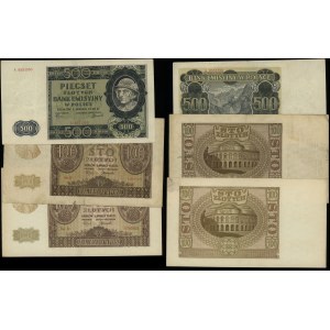 Polska, zestaw 3 banknotów, 1.03.1940