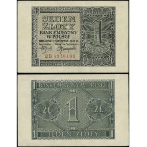 Polska, 1 złoty, 1.08.1941