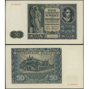 Polska, 50 złotych, 1.08.1941, D