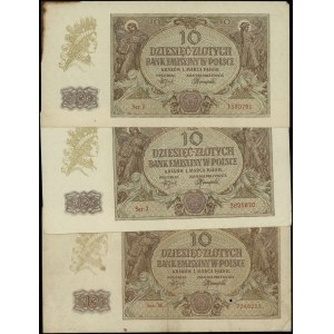 Polska, zestaw 9 banknotów, 1.03.1940