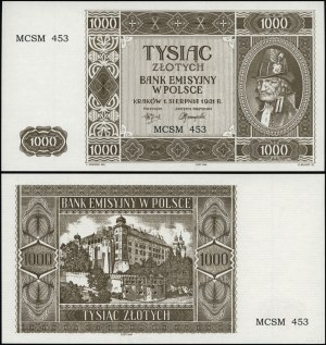 Poland, 1,000 zloty, 1.08.1941