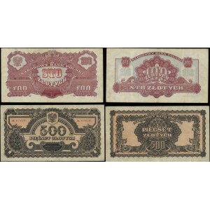 Polska, zestaw 2 banknotów (w klauzuli OBOWIĄZKOWE), 1944