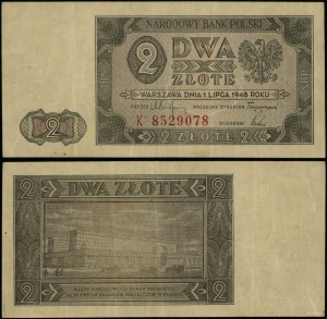 Poland, 2 zloty, 1.07.1948