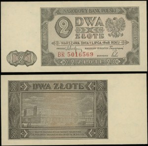 Poland, 2 zloty, 1.07.1948