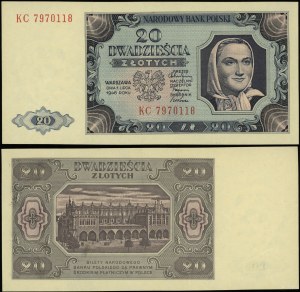 Poland, 20 zloty, 1.07.1948
