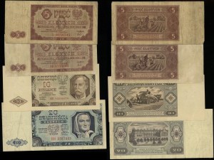 Poland, set of 4 banknotes, 1.07.1948