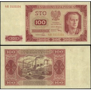 Polska, 100 złotych, 1.07.1948, GH