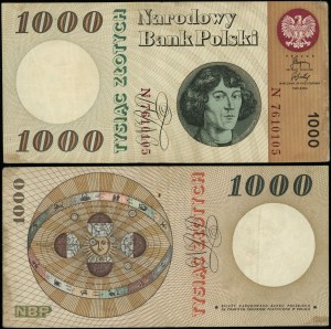 Poland, 1,000 zloty, 29.10.1965