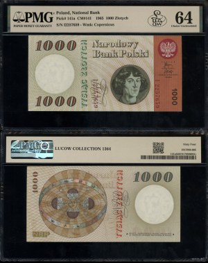 Poland, 1,000 zloty, 29.10.1965