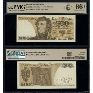 Polska, 500 złotych, 16.12.1974