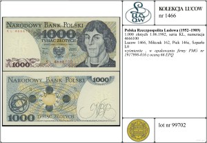 Poland, 1,000 zloty, 1.06.1982