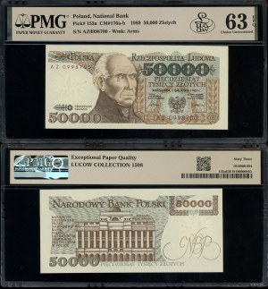 Poland, 50,000 zloty, 1.12.1989