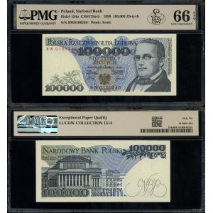 Polska, 100.000 złotych, 1.02.1990