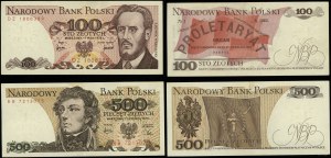 Poland, set of 2 banknotes, 1976-1979