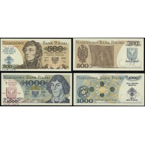 Polska, zestaw 2 banknotów z okolicznościowym nadrukiem PTN