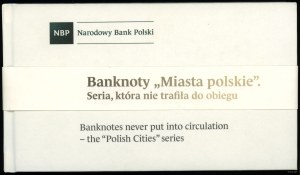 Poland, set of circulating banknotes Cities of Poland, 1.03.1990