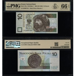 Polska, 10 złotych, 25.03.1994