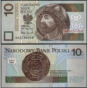 Polska, 10 złotych, 25.03.1994