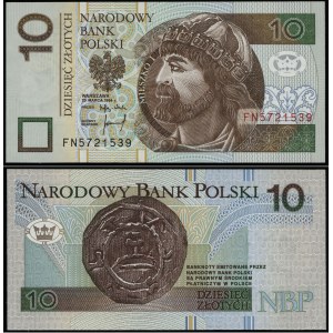 Polska, 10 złotych, 25.03.1994