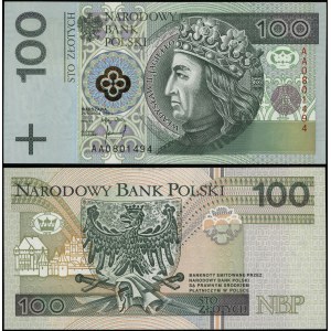 Polska, 100 złotych, 25.03.1994, AA
