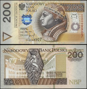 Poland, 200 zloty, 25.03.1994