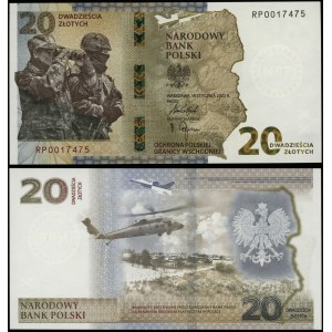 Polska, 20 złotych, 18.01.2022