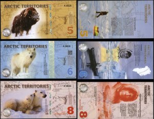 Arctic areas, set of 14 bills