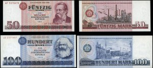Germany, set of 5 banknotes