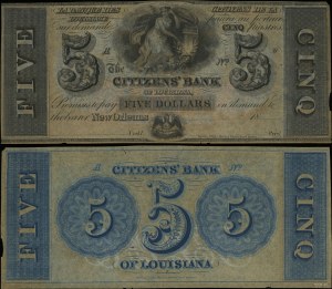 United States of America (USA), $5, (ca. 1850-1860)