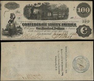 United States of America (USA), $100, 6.10.1862