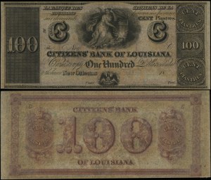United States of America (USA), $100, 18... (ca. 1840)