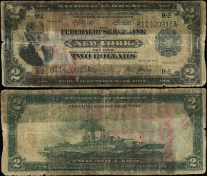 United States of America (USA), $2, 1918