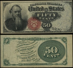 United States of America (USA), 50 cents, 24.07.1866