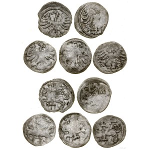 Polska, zestaw: 5 x denar, Wilno