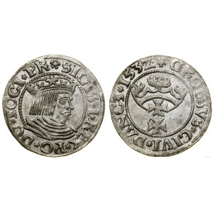 Polska, grosz, 1532, Gdańsk
