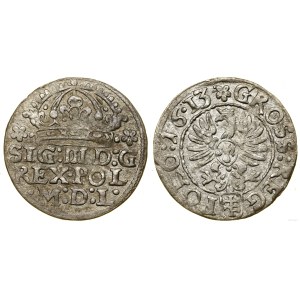 Polska, grosz, 1613, Kraków