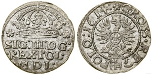 Poland, grosz, 1614, Krakow