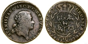 Poland, trojak, 1767 G, Warsaw