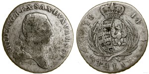 Poland, two-zloty (1/3 thaler), 1814 IB, Warsaw