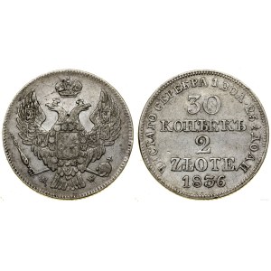 Polska, 30 kopiejek = 2 złote, 1836 MW, Warszawa