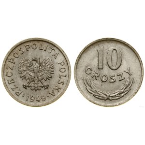 Polska, 10 groszy, 1949, Warszawa