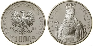 Poland, 1,000 zloty, 1988, Warsaw
